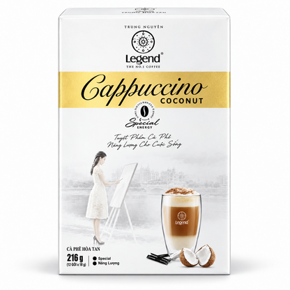 Legend Instant Cappuccino Coconut (12 Packets)