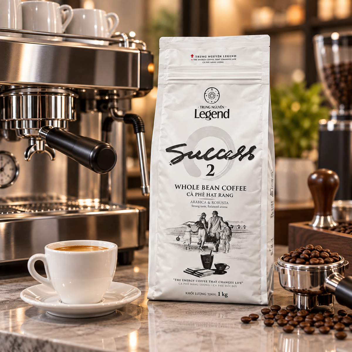 Success 2 Whole Bean Coffee (85% Arabica / 15% Robusta)