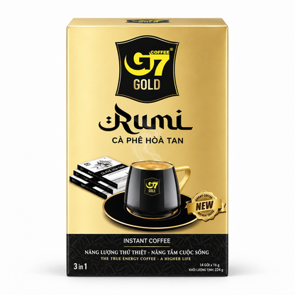 G7 Gold Rumi 3-in-1 Instant Coffee (14 Packets)