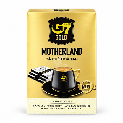 G7 Gold Motherland 3-in-1 Instant Coffee - Ginger Flavor (14 Packets)