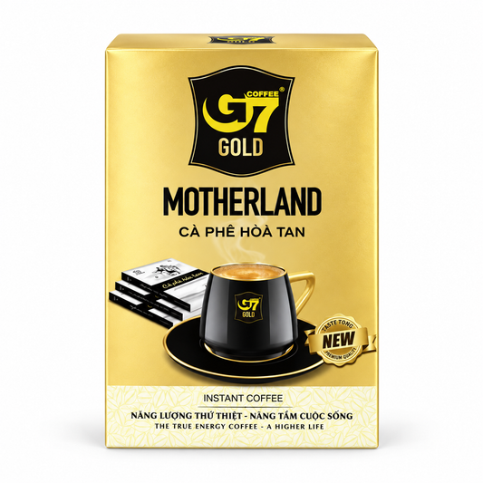G7 Gold Motherland 3-in-1 Instant Coffee - Ginger Flavor (14 Packets)