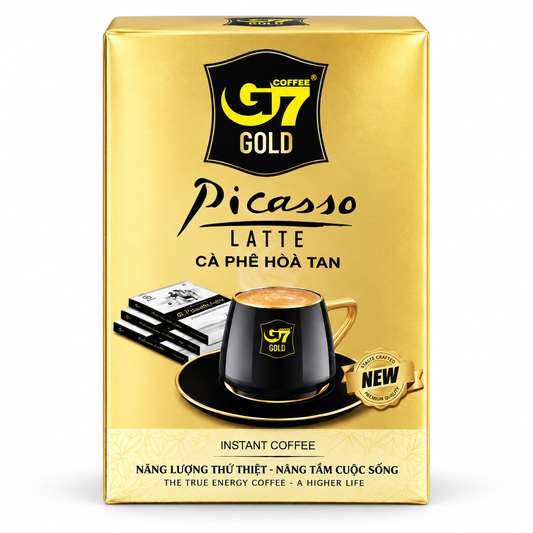 G7 Gold Picasso Latte 3-in-1 Instant Coffee (14 Packets)
