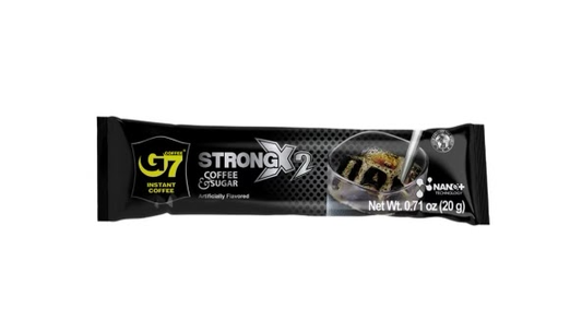 G7 Strong X2 Coffee & Sugar Instant Coffee