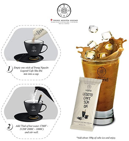Legend 3-in-1 Instant Vietnamese Coffee w/Condensed Milk (9 Packets)